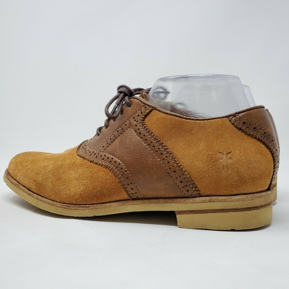 Frye Jill Saddle Leather Lace Up Oxford shoes - Picture 6 of 12